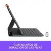 Logitech Slim Folio Grey 10.2″ Teclado Bluetooth para iPad 2019