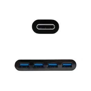 Nanocable Adaptador USB-C a 4x USB 3.0 10cm USB-C/M-USB 3.0