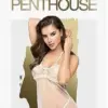 Penthouse All Yours Vestido de Malha Branco S/M Lingerie Sexy