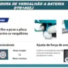 Makita Atadora de Ferro DTR180ZJ 18V para conexão automática de tapetes de reforço