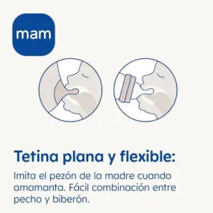 MAM Easy Start 260ml Rosa Silicone
