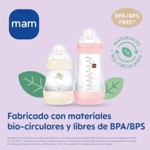 MAM Mam Biberão Anti-cólicas 260ml Bege Silicone