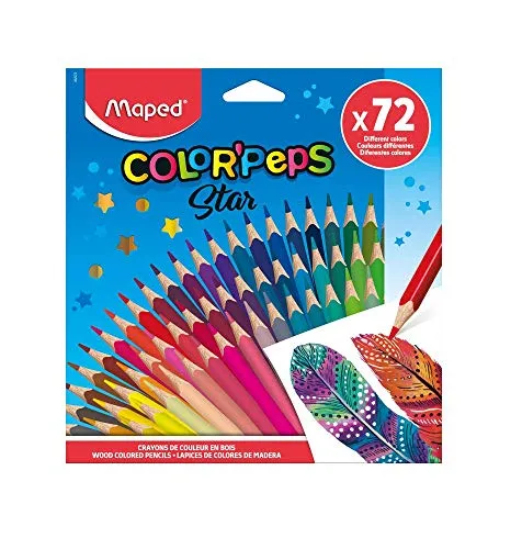Maped Lápis de Cor Color’peps Star 72 Cores