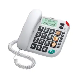 Maxcom KXT480W 5908235972008 branco telefone fixo para idosos