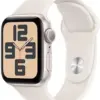 Apple Watch SE 2024 GPS Alumínio Starlight Small/Medium