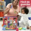 Mega Bloks Brinquedo de Construção Bolsa Rosa 60 Peças