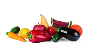 Miniland Caixa de Frutas, Legumes e Frutos Secos Educação