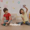 Miniland Mini Pinos Mosaico Gigante Educativo 2+ Anos Bloquinhos de Construção