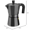 Monix M640001 Alumínio Mate Cafeteira Italiana
