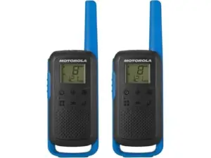 Motorola TLKR T62 Alcance até 8 km Bateria Dual Power Blue