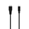 Nanocable 10.01.1201-BK Cabo USB 1m USB-C Micro-USB B