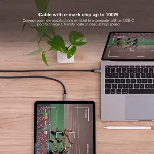 Nanocable 10.01.4101-COMB Cabo USB-C 1m USB 3.2 Gen 2