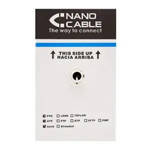 Nanocable 10.20.0504 Cabo de Rede Cat6e UTP Rígido