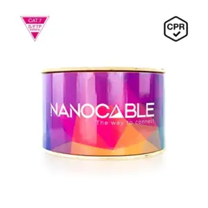 Nanocable 10.20.1700-305 Cabo de Rede CAT.7 305m Laranja