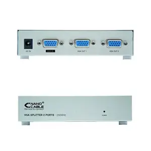 Nanocable 10.25.0002 Duplicador SVGA para 2 Monitores