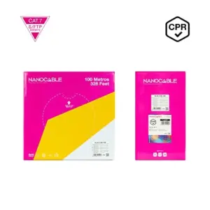 Nanocable Cable de Rede CAT.7 LSZH SFTP PIMF 100 m Laranja