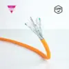 Nanocable Cable de Rede CAT.7 LSZH SFTP PIMF 100 m Laranja
