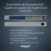 Netgear GS724TPP Switch Gigabit Ethernet 24 portas PoE+