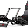 Next Level Racing Suporte Simulator F-GT Cockpit Compatível com Rodas e Pedais Prateado