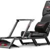 Next Level Racing Suporte Simulator F-GT Cockpit Compatível com Rodas e Pedais Prateado