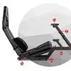 Next Level Racing Suporte Simulator F-GT Cockpit Compatível com Rodas e Pedais Prateado