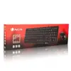 NGS Cocoa Kit Teclado com Fios Preto Com Fios