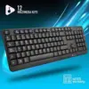 NGS NGS-KEYBOARD-0344 Teclado USB QWERTY Espanhol Preto Com Fio