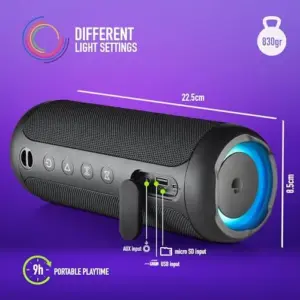 NGS Roller Fury 60W Bluetooth Preto Compacta