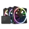 NZXT ventoinha para PC 120mm preta RGB triple pack