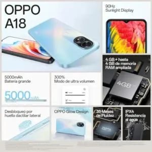 OPPO A18 128GB 5G Blue