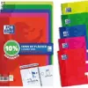 Oxford Caderno Espiral Folio 80 folhas Quadricula 4 mm Pack 5 unidades