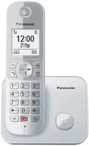Panasonic KX-TG6851SP Prateado Telefone Fixo com Bloqueio e Modo Não Irritar