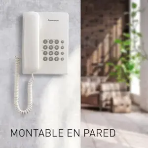 Panasonic KX-TS500EXW Telefone Fixo com Marcaçao Selecionável