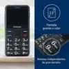 Panasonic KX-TU155EXBN Telefone Sem Fio Preto