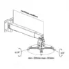 Aisens CWP01TSE-047 Suporte Universal Inclinável e Extensível de Teto/parede