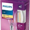 Philips Lâmpada LED 40W Luz Branca Quente
