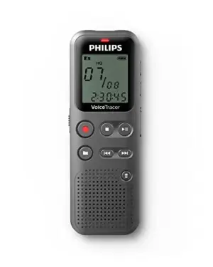 Philips DVT1120 Dictafone com 8GB e gravação instantânea