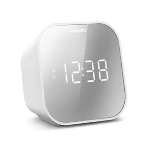 Philips TAR4406 Despertador FM Branco Ecrã grande com alarme duplo