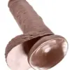 Pipedream King Cock Realístico 7″ Marrom