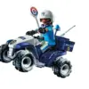 Playmobil City Action Police Speed Quad 4 Anos Conjunto