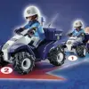 Playmobil City Action Police Speed Quad 4 Anos Conjunto