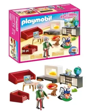 Playmobil Dollhouse Sala de Estar Acolhedora 4+ Conjunto