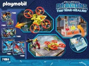 Playmobil Dragões Nine Realms Laboratório 4 anos conjunto
