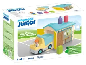 Playmobil Junior Caminhão com Garagem 1 Ano Conjunto