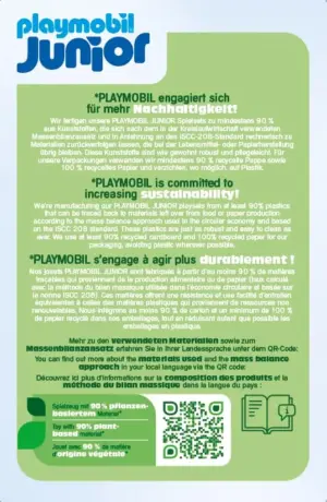 Playmobil Junior Torre Aventura com Carrinho de Gelados 1 Ano Conjunto