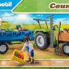 Playmobil Linha Quinta 4 Anos Trator com Reboque