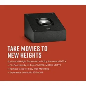 Polkaudio Monitor XT20 High-Resolution Bookshelf Black