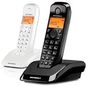 Motorola S12 Duo Branco/Preto Telefone Sem Fio