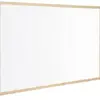 Q-Connect Quadro Branco 60x40cm Melamina Moldura Madeira