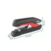 Rapid Agrafador 60 folhas Plano Preto Vermelho